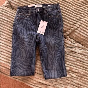Skinny Girl Blue Patterned High-Rise Skinny Jeans